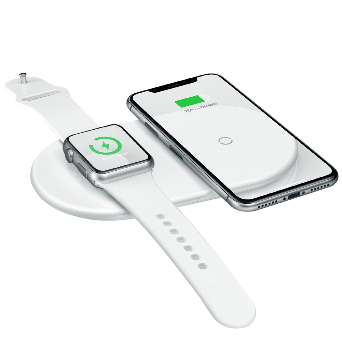 Baseus WX2IN1-02 2 in 1 10W Qi Standard Smart Wireless Charger