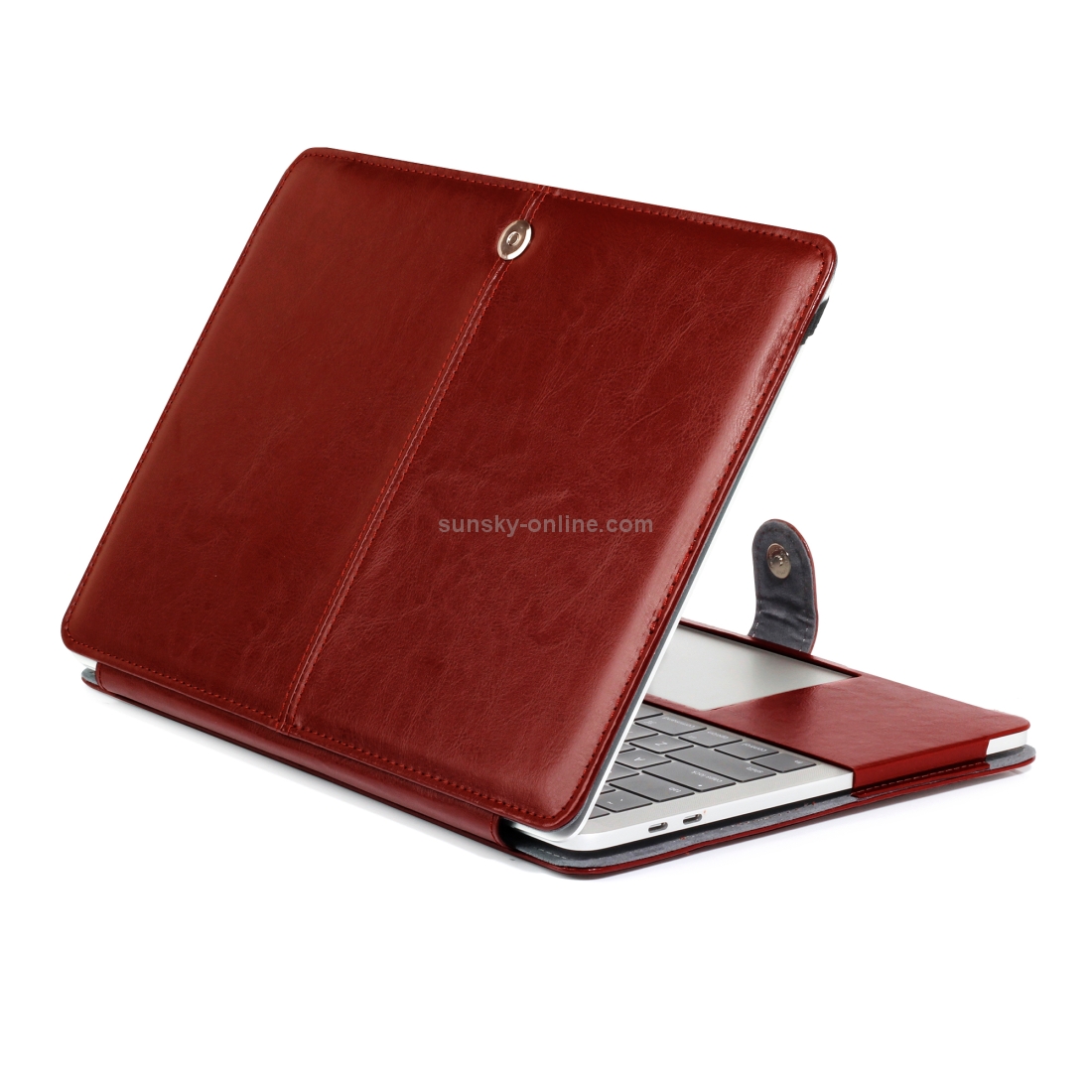 Crazy Horse Texture Horizontal Flip Leather PU Case for MacBook Pro 15.4 inch A1990 (2018) (Brown) Crazy Horse Texture Horizontal Flip Leather PU Case for MacBook Pro 15.4 inch A1990 (2018) (Brown)