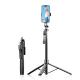 K29 Floor Standing Telescopic Phone Tripod Selfie Stick(Black)