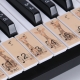 M52 88/76/61/54/49 Keys Piano Keyboard Stickers(Giraffe)