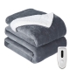 Intelligent Temperature Control Electric Heating Blanket, Size: 70x100cm USB Plug(Gray White)