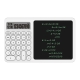 Office Calculator LCD Handwriting Board With Stand(White)