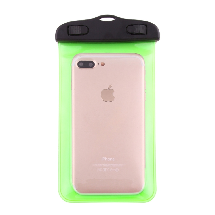 HAWEEL Transparent Universal Waterproof Bag with Lanyard for iPhone, Galaxy, Huawei, Xiaomi, LG, HTC and Other Smart Phones(Green) - 2