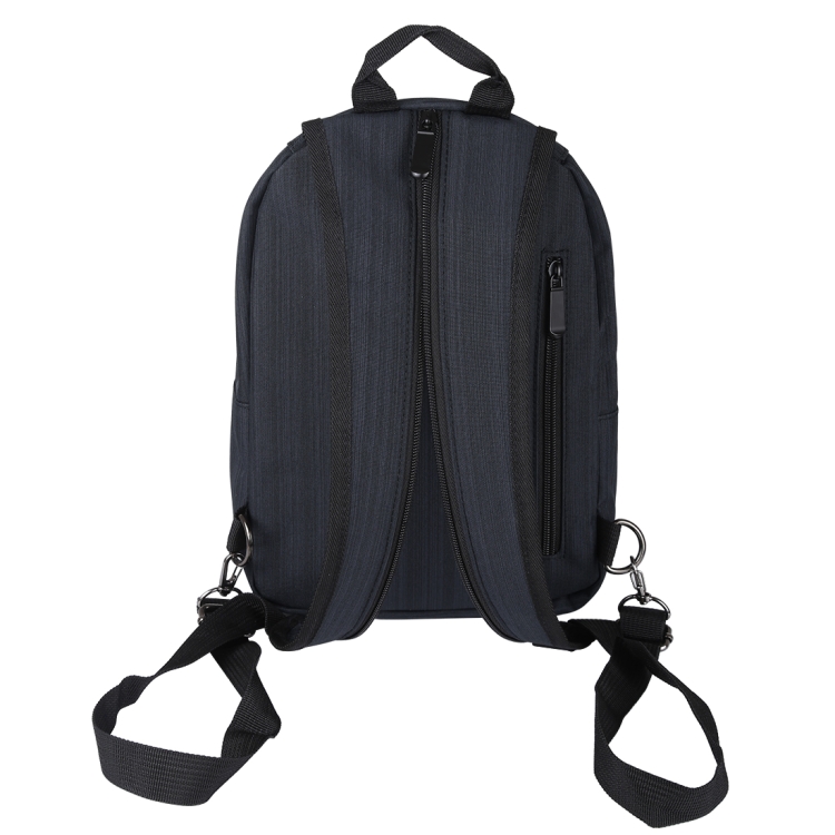 HAWEEL 5V Solar Panel Power Single & Double Shoulder Backpack Bag(Black) - 2