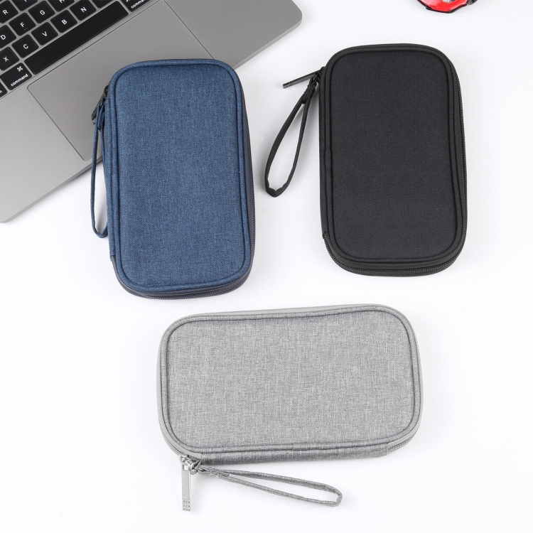HAWEEL Electronic Organizer Storage Bag for Cellphones, Power Bank, Cables, Mouse, Earphones (Dark Blue) - 7