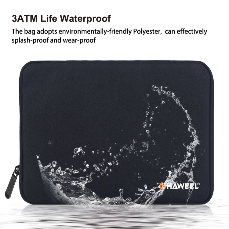 HAWEEL 9.7 inch Sleeve Case Zipper Briefcase Carrying Bag, For iPad 9.7 inch / iPad Pro 9.7 inch, Galaxy, Lenovo, Sony, Xiaomi, Huawei 9.7 inch Tablets(Black) - 5