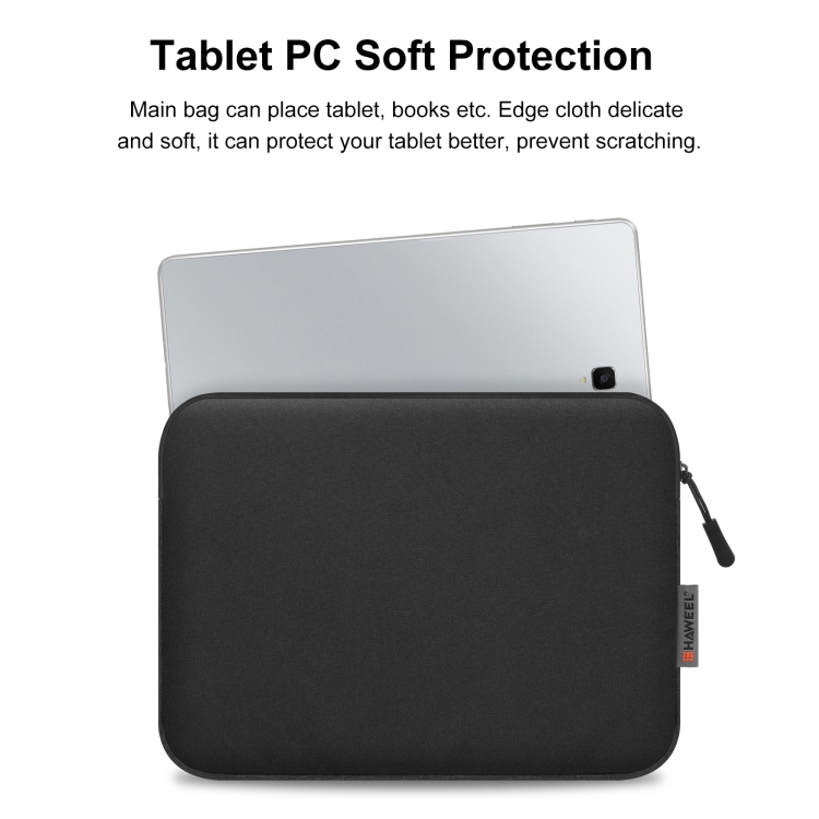 HAWEEL 11 inch Tablet Sleeve Case Zipper Briefcase Bag for 9.7-11.0 inch Tablets(Black) - 4