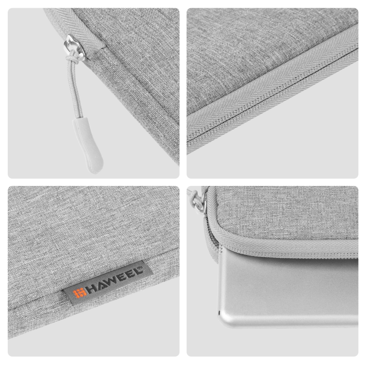 HAWEEL 11 inch Tablet Sleeve Case Zipper Briefcase Bag for 9.7-11.0 inch Tablets(Grey) - 2