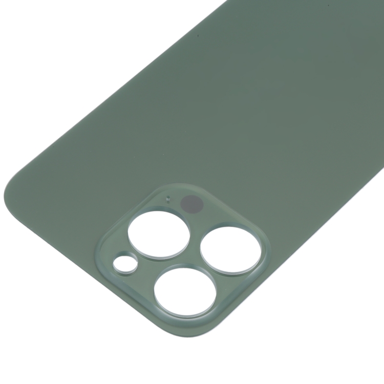 Easy Replacement Big Camera Hole Glass Back Battery Cover for iPhone 13 Pro(Green) - 3