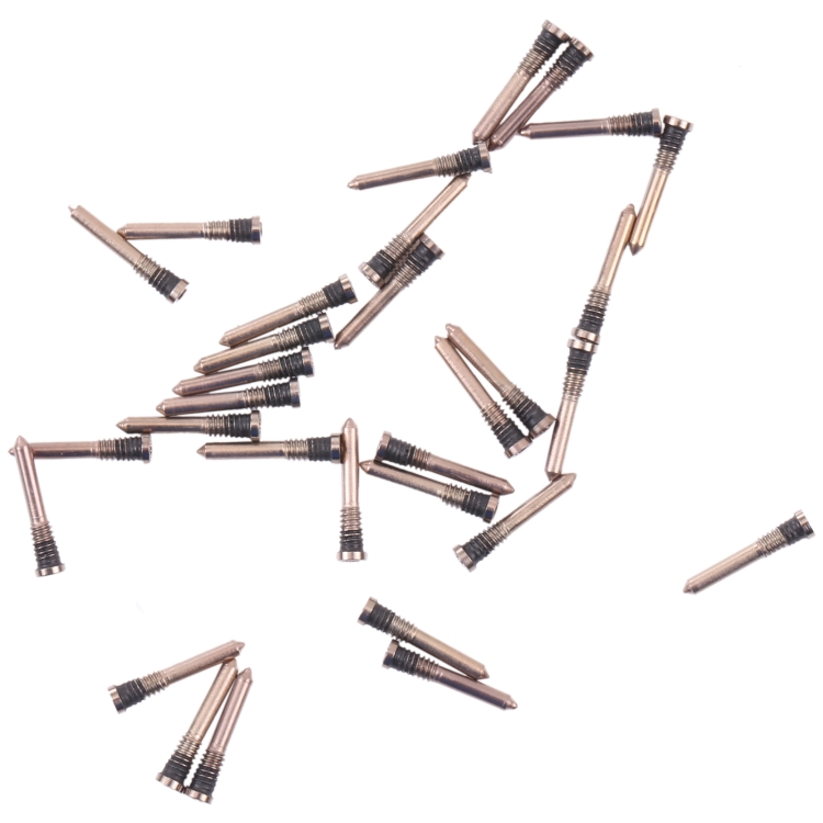 100 PCS Charging Port Screws for iPhone 13 (Gold) - 1