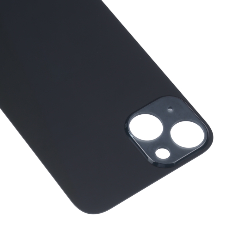Easy Replacement Big Camera Hole Glass Back Battery Cover for iPhone 14(Black) - 3