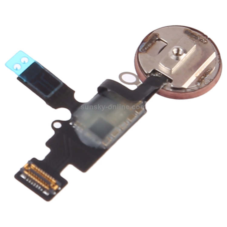 New Design Home Button (2 nd ) with Flex Cable for iPhone 8 Plus / 7 Plus / 8 / 7(Rose Gold) - 3