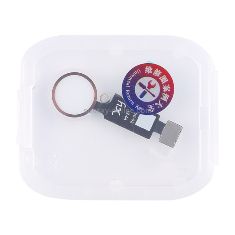 New Design Home Button (2 nd ) with Flex Cable for iPhone 8 Plus / 7 Plus / 8 / 7(Rose Gold) - 4