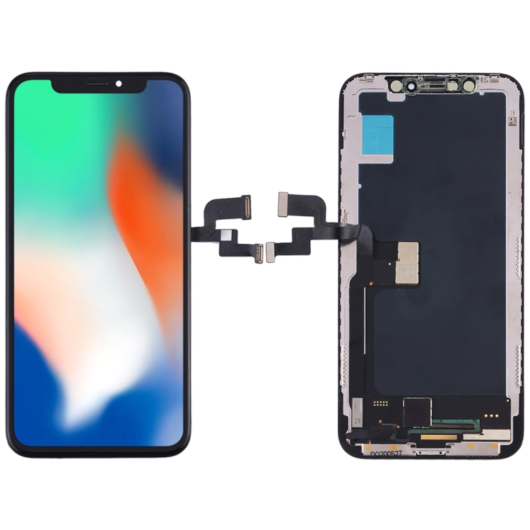 incell TFT Material Digitizer Assembly(LCD + Frame + Touch Pad) for iPhone X(Black) - 1