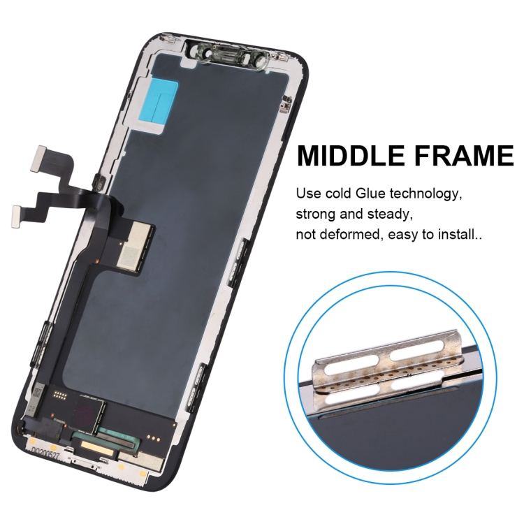 incell TFT Material Digitizer Assembly(LCD + Frame + Touch Pad) for iPhone X(Black) - 7