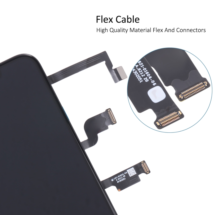 Original LCD Screen for iPhone XS Max Digitizer Full Assembly with Earpiece Speaker Flex Cable - 4