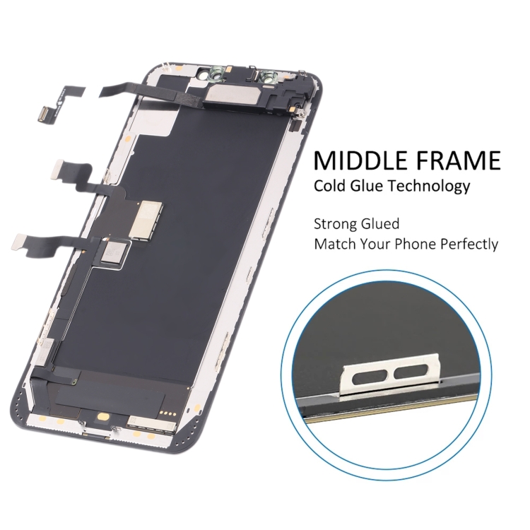 Original LCD Screen for iPhone XS Max Digitizer Full Assembly with Earpiece Speaker Flex Cable - 5