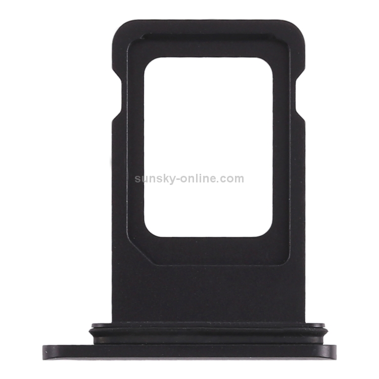 Double SIM Card Tray for iPhone XR (Double SIM Card)(Black) - 1