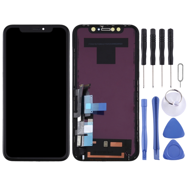 JK TFT LCD Screen for iPhone XR with Digitizer Full Assembly(Black) - 1