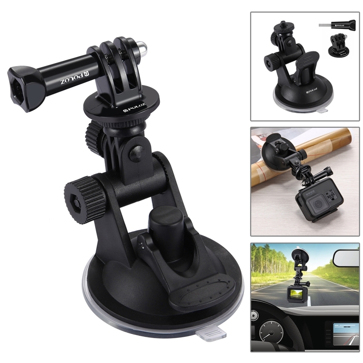 [UK Warehouse] PULUZ 53 in 1 Accessories Total Ultimate Combo Kits with Camouflage EVA Case (Chest Strap + Suction Cup Mount + 3-Way Pivot Arms + J-Hook Buckle + Wrist Strap + Helmet Strap + Extendable Monopod + Surface Mounts + Tripod Adapters + Storage Bag + Handlebar Mount) for GoPro HERO10 Black / GoPro HERO9 Black / HERO8 Black / HERO7 /6 /5 /5 Session /4 Session /4 /3+ /3 /2 /1, DJI Osmo Action and Other Action Cameras - 4