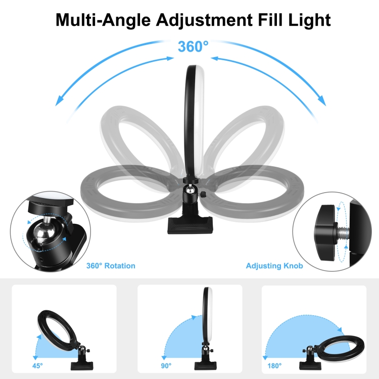 Cyezcor Video Conference Lighting Kit, Light For Monitor Clip On,for