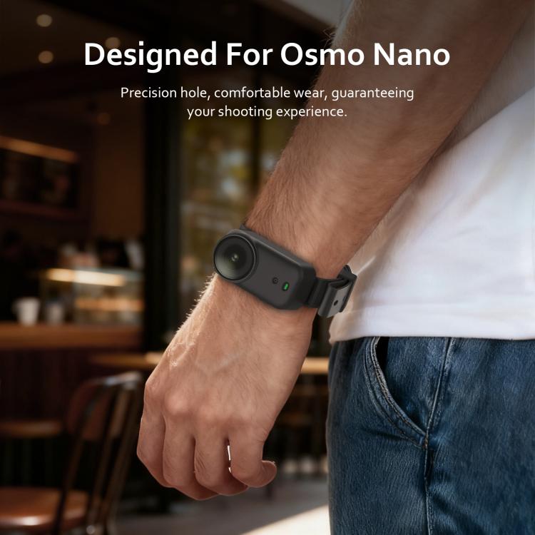 Bracelet Réglable En Silicone Pour DJI Osmo Nano – Coque De Protection, Anti-chocs, Sangle De Poignet – Accessoire Pratique Pour Caméra D'action