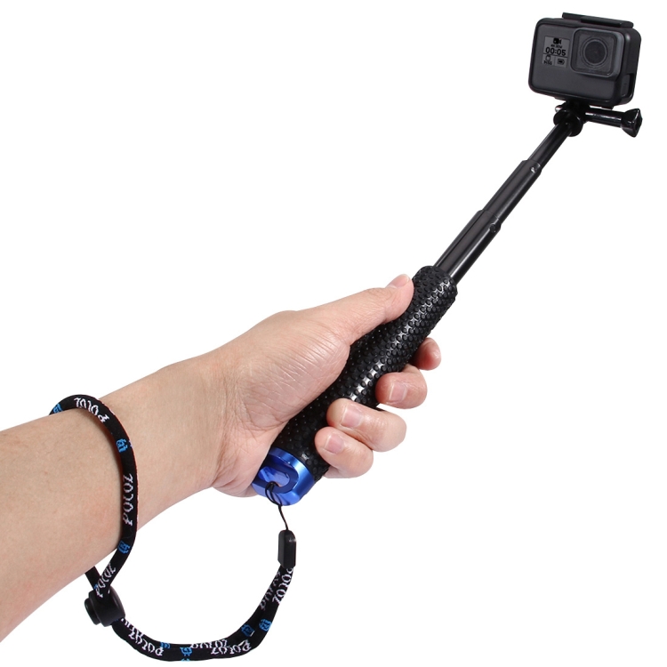 Puluz Brand Accessories, GoPro Accessories PULUZ Handheld Extendable Pole Monopod for GoPro HERO10 Black / HERO9 Black / HERO8 Black /HERO7 /6 /5, DJI Osmo Action, Xiaoyi Other Action Cameras, Length: 19-49cm