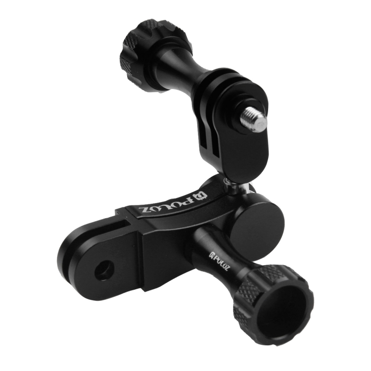[US Warehouse] PULUZ CNC Aluminum Ball Joint Mount with 2 Long Screws for GoPro Hero11 Black / HERO10 Black /9 Black /8 Black /7 /6 /5 /5 Session /4 Session /4 /3+ /3 /2 /1, DJI Osmo Action and Other Action Cameras - 2