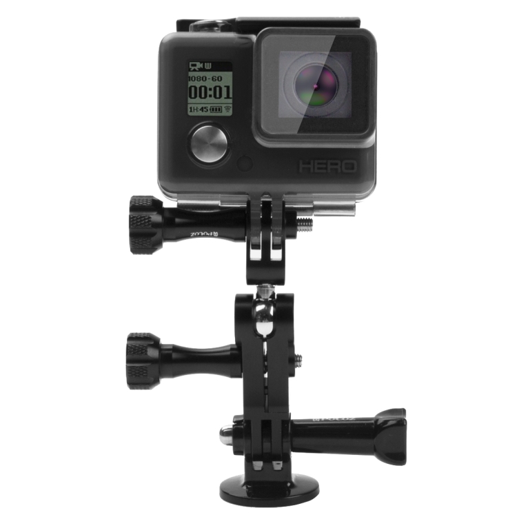 [US Warehouse] PULUZ CNC Aluminum Ball Joint Mount with 2 Long Screws for GoPro Hero11 Black / HERO10 Black /9 Black /8 Black /7 /6 /5 /5 Session /4 Session /4 /3+ /3 /2 /1, DJI Osmo Action and Other Action Cameras - 8
