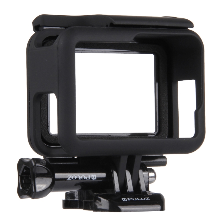 [US Warehouse] PULUZ ABS Plastic Housing Shell Frame Mount Protective Case Cage with Pedestal and Long Screw for GoPro HERO(2018) /7 Black /6 /5 - 1