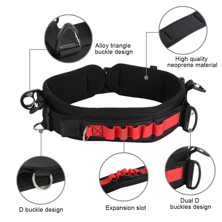 PULUZ Multi-functional Bundle Waistband Strap Belt  with Hook for SLR / DSLR Cameras - 4