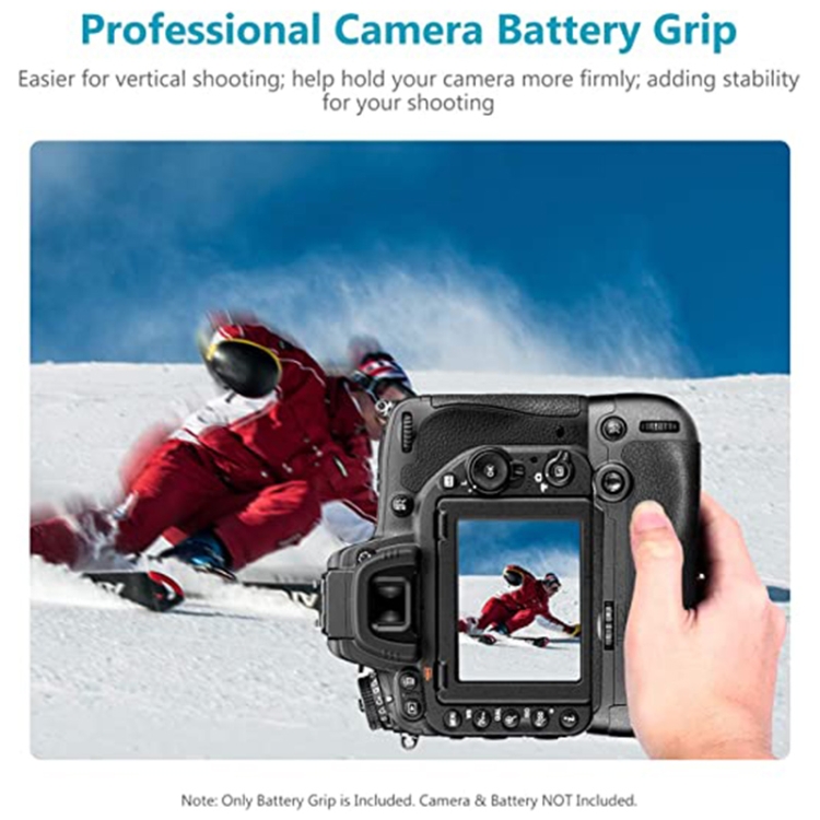 PULUZ Vertical Camera Battery Grip for Nikon D800 / D800E / D810 Digital SLR Camera(Black) - 5