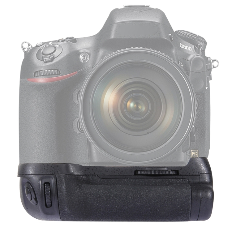 PULUZ Vertical Camera Battery Grip for Nikon D800 / D800E / D810 Digital SLR Camera(Black) - 7