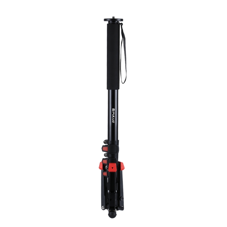 PULUZ Four-Section Telescoping Aluminum-magnesium Alloy Self-Standing Monopod with Support Base Bracket - 4