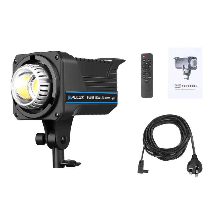 PULUZ 220V 150W Studio Video Light 3200K-5600K Dual Color Temperature  Built-in Dissipate Heat System with Remote Control(AU Plug)