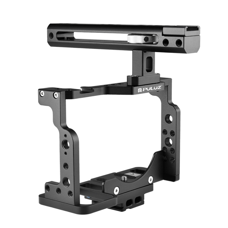 PULUZ Video Camera Cage Filmmaking Rig with Handle for Nikon Z6 / Z7(Black) - 1