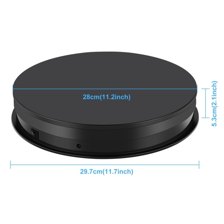 Rotating Display Stand Puluz 45 Cm (black) Pu3145eu PU3145EU