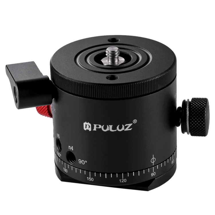PULUZ Aluminum Alloy Panoramic Indexing Rotator Ball Head  for Camera Tripod Head - 1