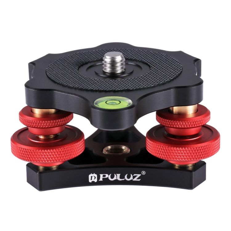 PULUZ Aluminum Alloy Adjustment Dials Leveling Base Ball Head for Camera Tripod Head - 2