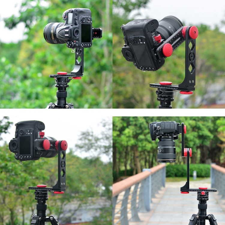 PULUZ 720 Degree Panoramic Aluminum Alloy Ball Head Quick Release Plate Kits - 13