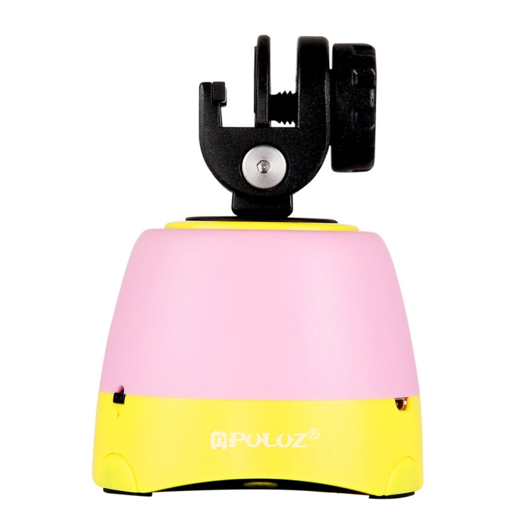 PULUZ Electronic 360 Degree Rotation Panoramic Head with Remote Controller for Smartphones, GoPro, DSLR Cameras(Yellow) - 1