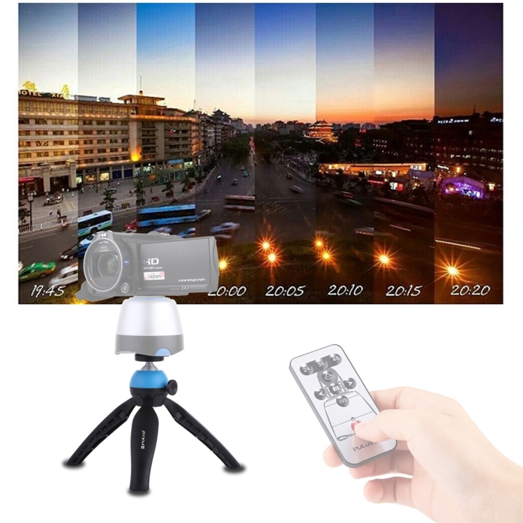 PULUZ Pocket Mini Tripod Mount with 360 Degree Ball Head for Smartphones, GoPro, DSLR Cameras(Blue) - 5