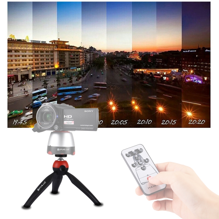 [US Warehouse] PULUZ Pocket Mini Tripod Mount with 360 Degree Ball Head for Smartphones, GoPro, DSLR Cameras(Red) - 8