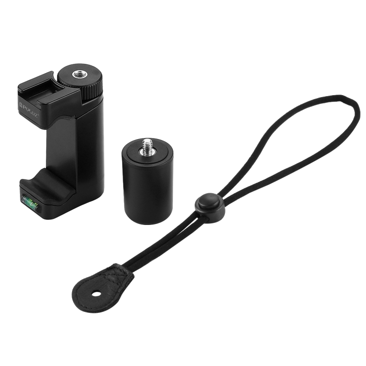 PULUZ Vlogging Live Broadcast Handheld Grip Selfie Rig Stabilizer ABS Tripod Adapter Mount with Cold Shoe Base & Wrist Strap - 2