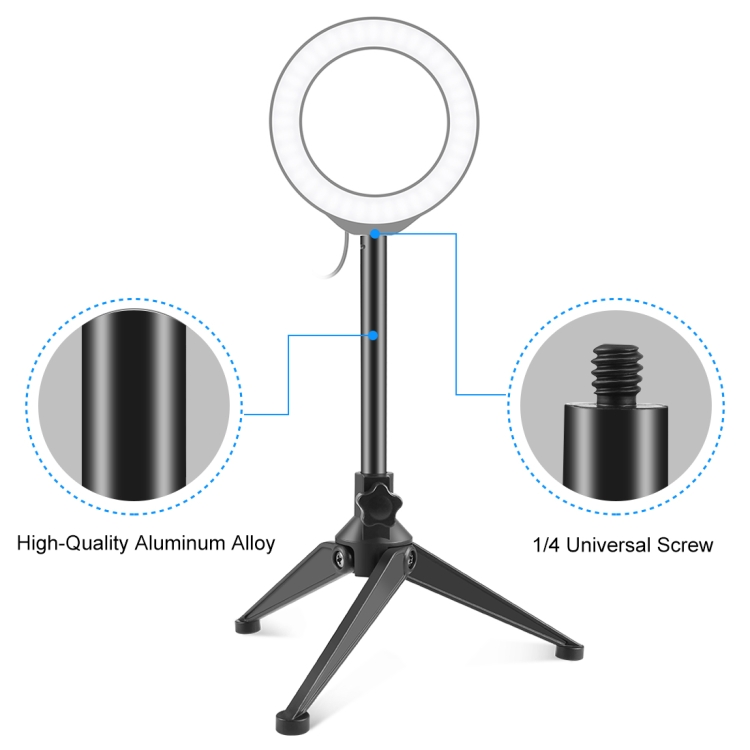 PULUZ Desktop Adjustable Tripod Stand Selfie Stick Mount Holder - 3