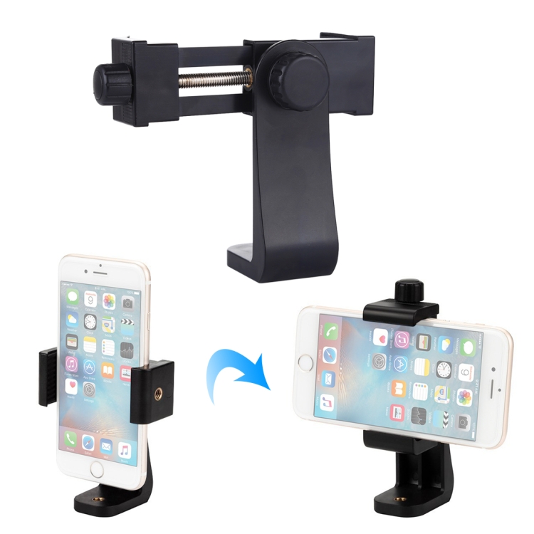 PULUZ 360 Degree Rotating Universal Horizontal Vertical Shooting Phone Clamp Holder Bracket for iPhone, Galaxy, Huawei, Xiaomi, Sony, HTC, Google and other Smartphones - 4