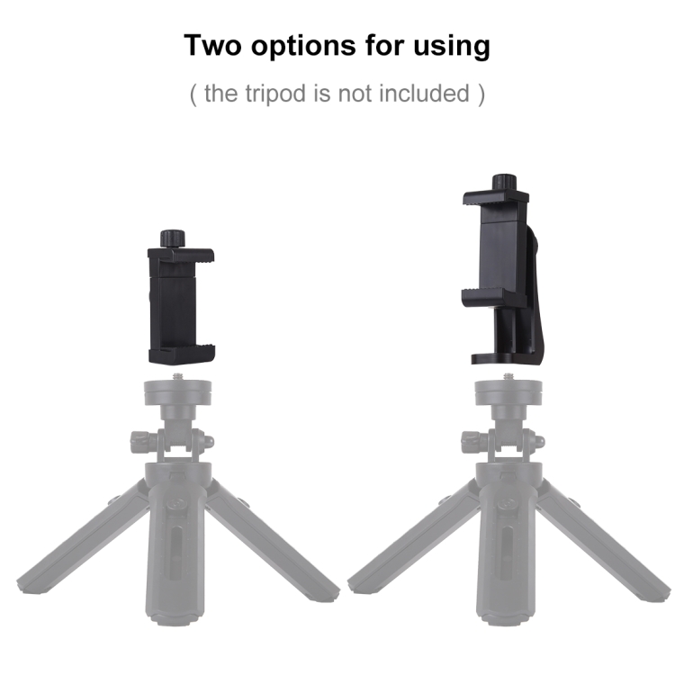PULUZ 360 Degree Rotating Universal Horizontal Vertical Shooting Phone Clamp Holder Bracket for iPhone, Galaxy, Huawei, Xiaomi, Sony, HTC, Google and other Smartphones - 6