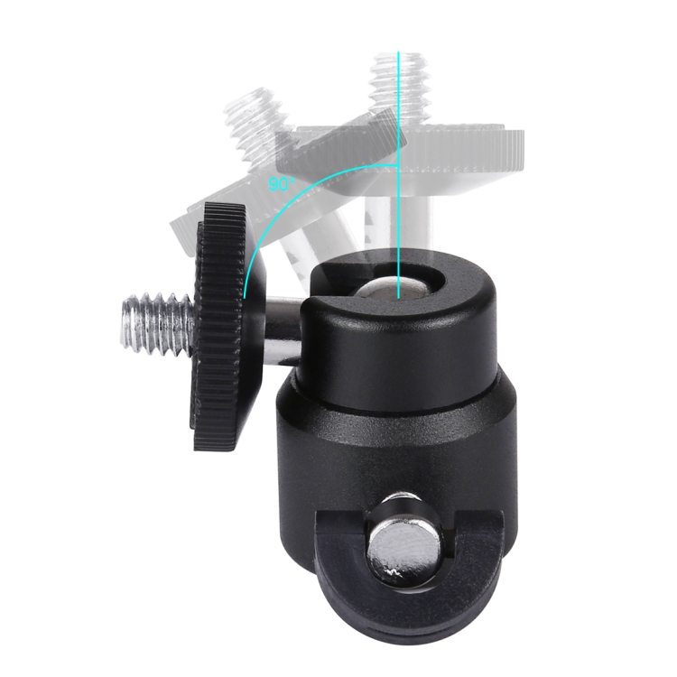 Адаптер для кульової головки штатива PULUZ з гвинтом 1/4 дюйма та замком