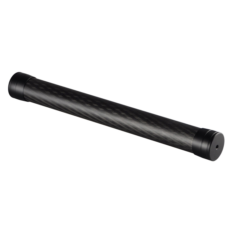 PULUZ Carbon Fiber Extension Monopod Pole Rod Extendable Stick for DJI / MOZA / Feiyu V2 / Zhiyun G5 / SPG Gimbal, Length: 35cm(Black) - 1