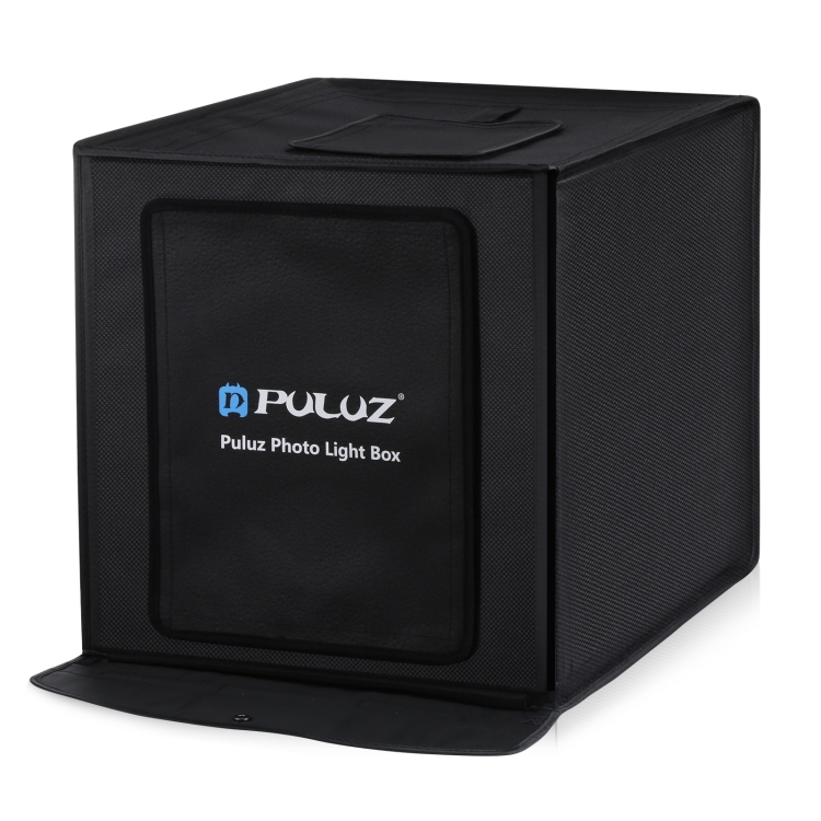 PULUZ 40cm Folding Portable 24W 5500K White Light Dimmable Photo Lighting Studio Shooting Tent Box Kit with 6 Colors (Black, Orange, White, Red, Green, Blue) Backdrops(US Plug) - 1